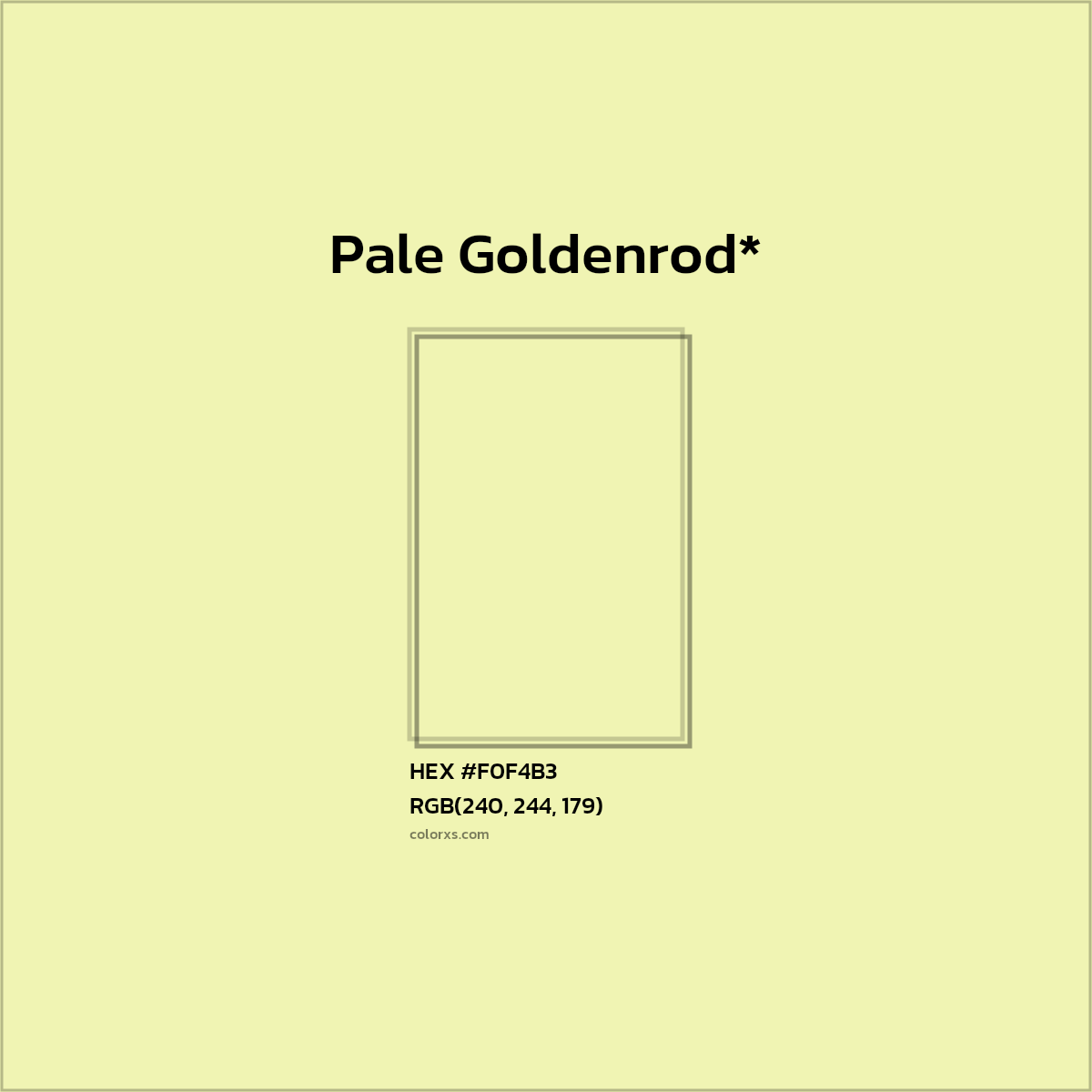 HEX #F0F4B3 Color Name, Color Code, Palettes, Similar Paints, Images