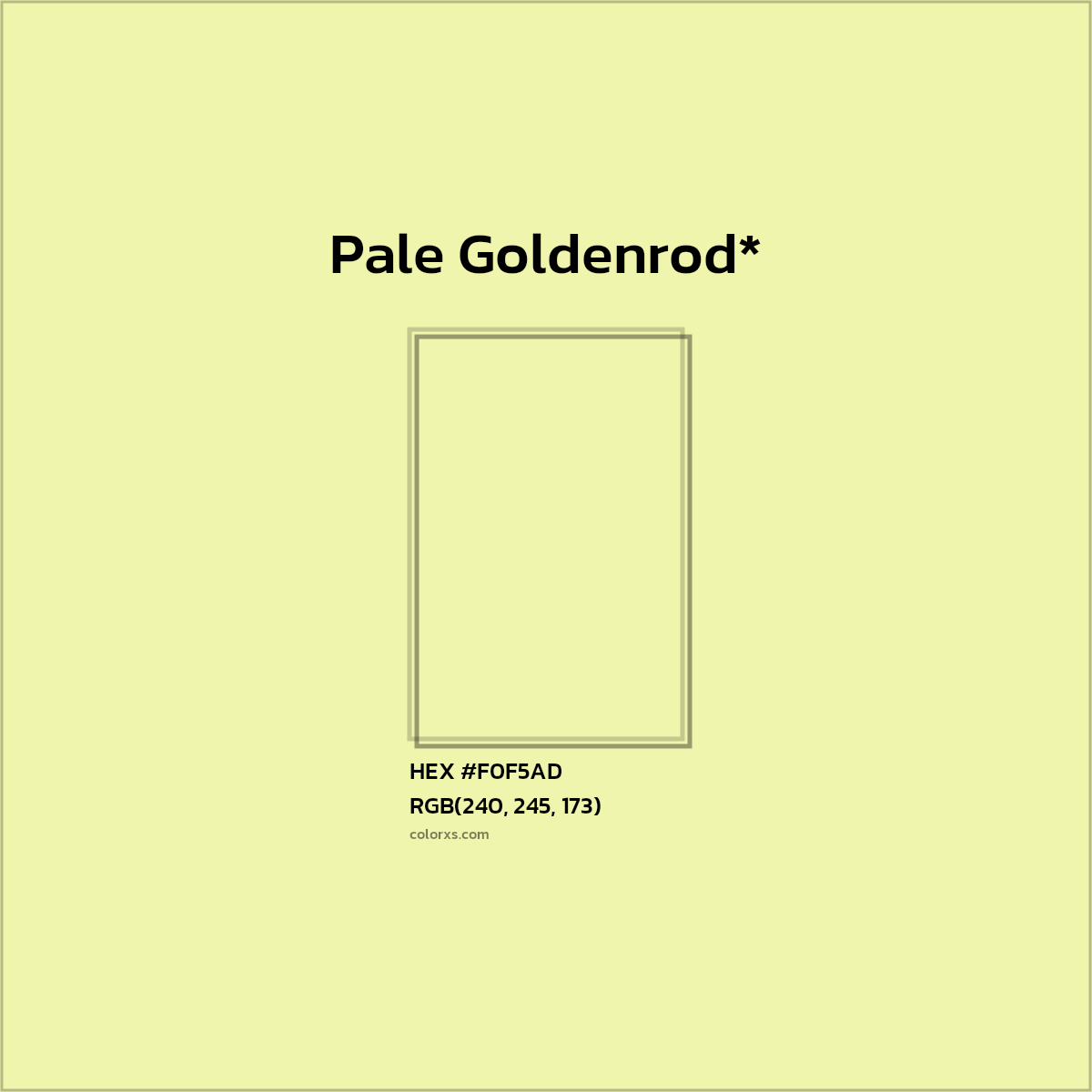 HEX #F0F5AD Color Name, Color Code, Palettes, Similar Paints, Images