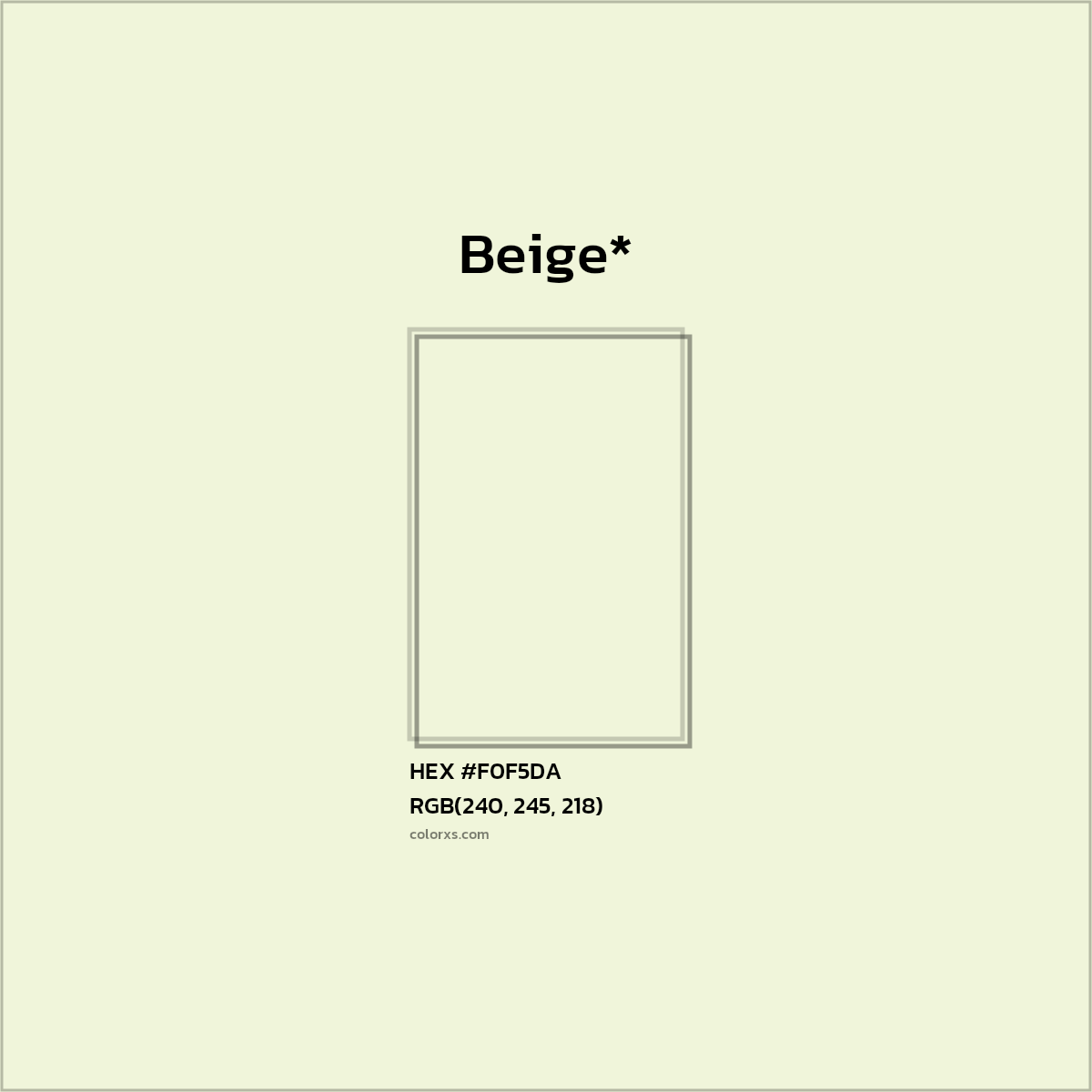 HEX #F0F5DA Color Name, Color Code, Palettes, Similar Paints, Images