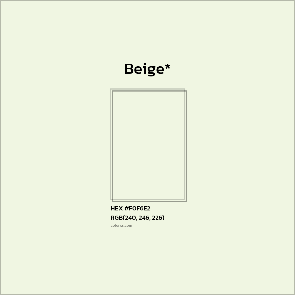 HEX #F0F6E2 Color Name, Color Code, Palettes, Similar Paints, Images