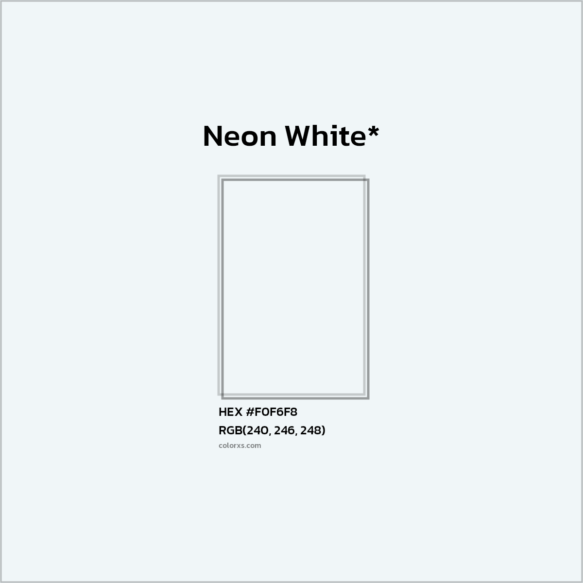 HEX #F0F6F8 Color Name, Color Code, Palettes, Similar Paints, Images
