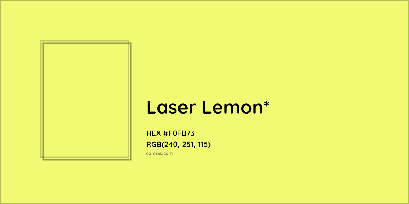 HEX #F0FB73 Color Name, Color Code, Palettes, Similar Paints, Images