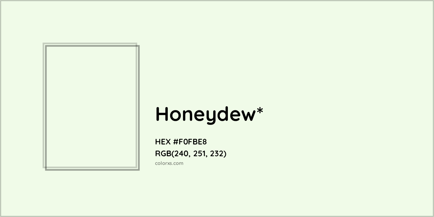 HEX #F0FBE8 Color Name, Color Code, Palettes, Similar Paints, Images