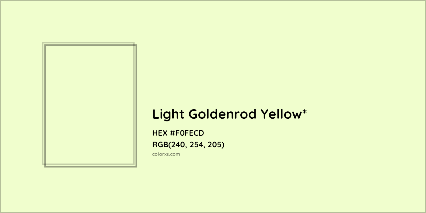 HEX #F0FECD Color Name, Color Code, Palettes, Similar Paints, Images