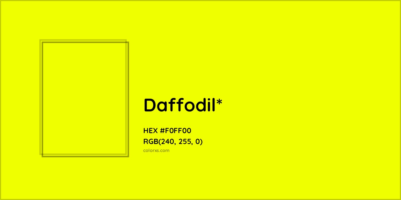 HEX #F0FF00 Color Name, Color Code, Palettes, Similar Paints, Images