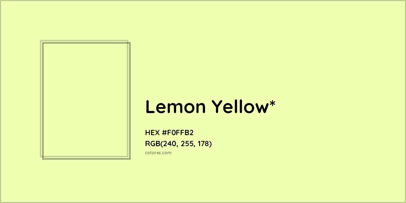 HEX #F0FFB2 Color Name, Color Code, Palettes, Similar Paints, Images