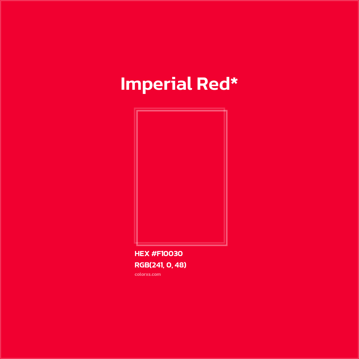 HEX #F10030 Color Name, Color Code, Palettes, Similar Paints, Images