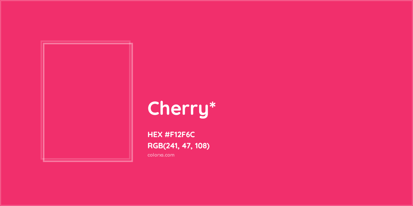 HEX #F12F6C Color Name, Color Code, Palettes, Similar Paints, Images