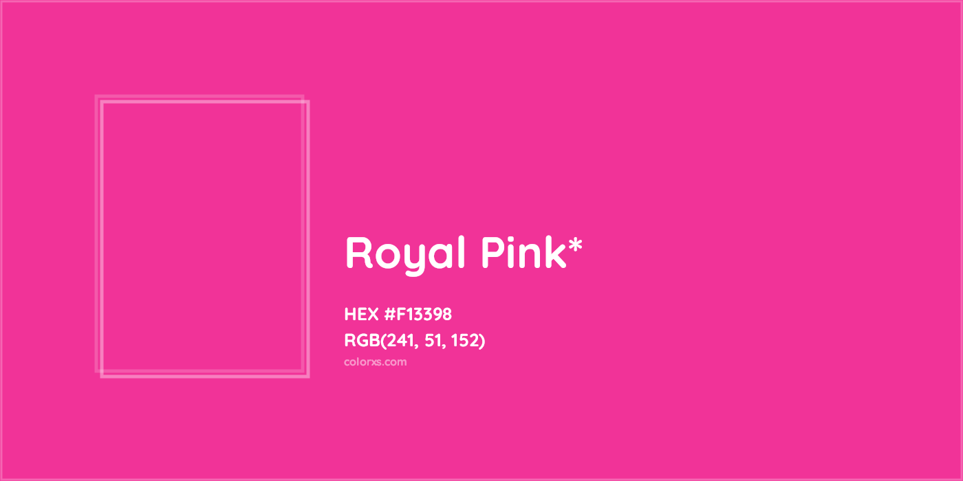 HEX #F13398 Color Name, Color Code, Palettes, Similar Paints, Images