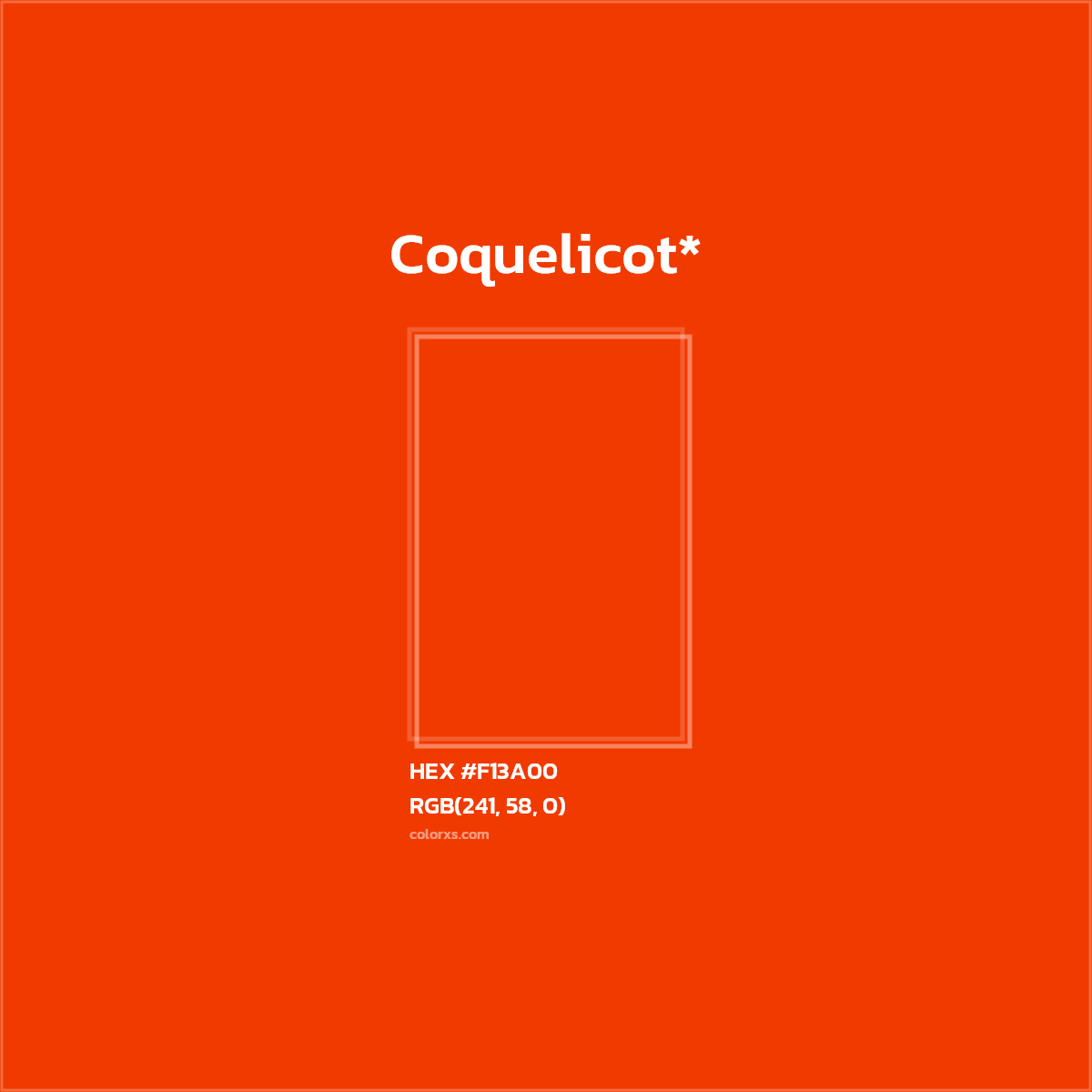 HEX #F13A00 Color Name, Color Code, Palettes, Similar Paints, Images