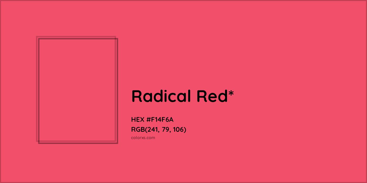 HEX #F14F6A Color Name, Color Code, Palettes, Similar Paints, Images