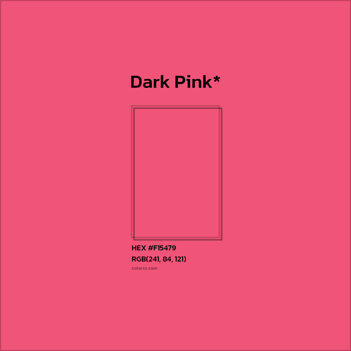 HEX #F15479 Color Name, Color Code, Palettes, Similar Paints, Images