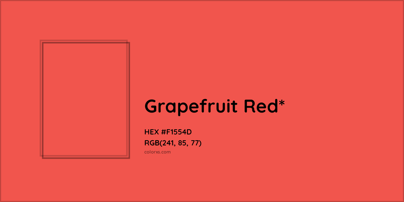 HEX #F1554D Color Name, Color Code, Palettes, Similar Paints, Images
