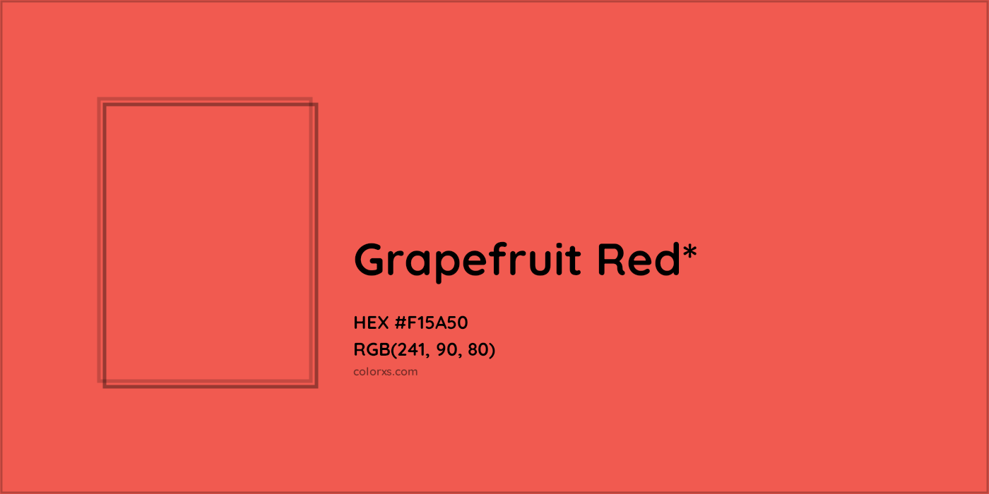HEX #F15A50 Color Name, Color Code, Palettes, Similar Paints, Images