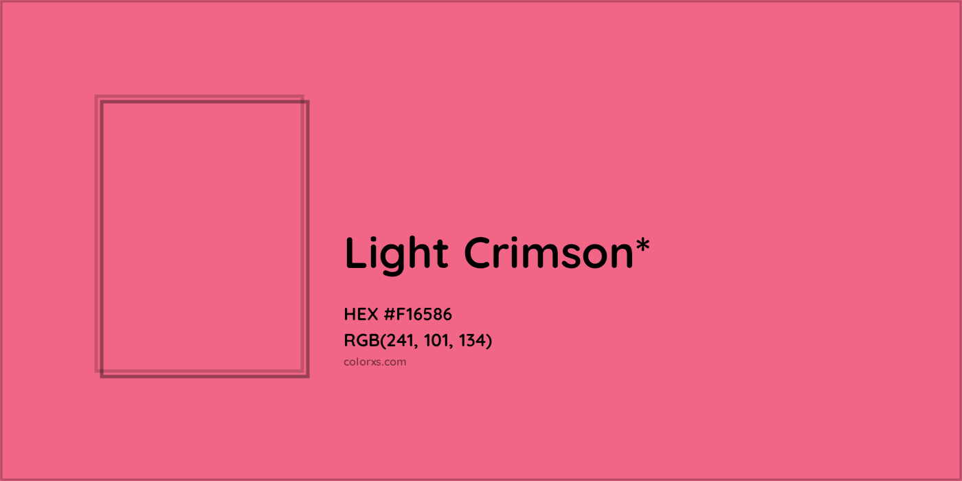 HEX #F16586 Color Name, Color Code, Palettes, Similar Paints, Images