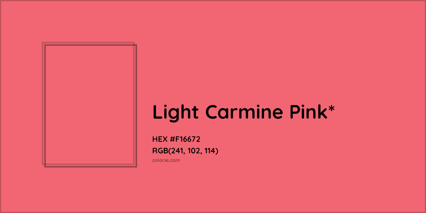 HEX #F16672 Color Name, Color Code, Palettes, Similar Paints, Images
