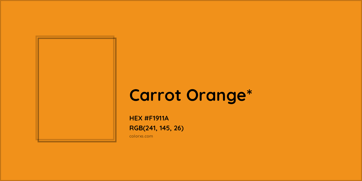 HEX #F1911A Color Name, Color Code, Palettes, Similar Paints, Images