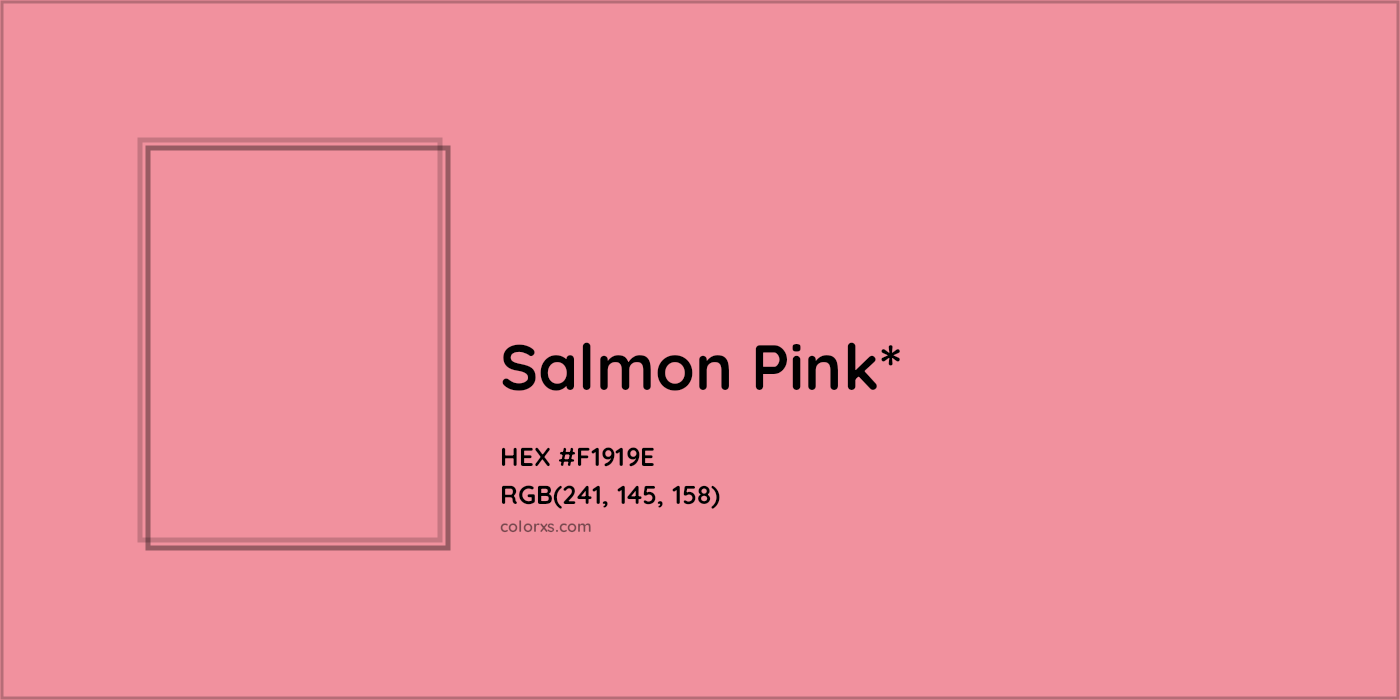 HEX #F1919E Color Name, Color Code, Palettes, Similar Paints, Images
