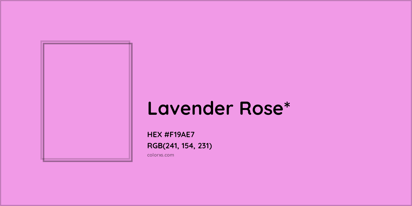 HEX #F19AE7 Color Name, Color Code, Palettes, Similar Paints, Images