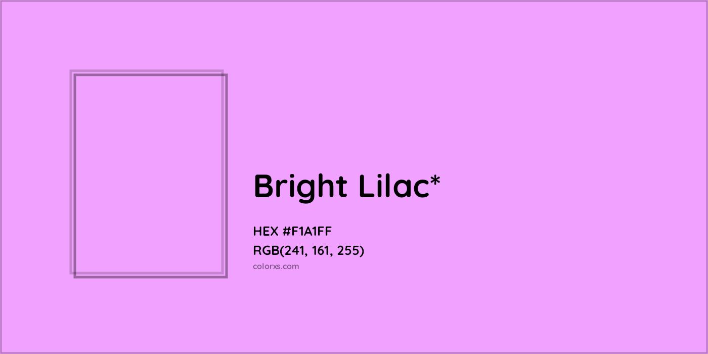HEX #F1A1FF Color Name, Color Code, Palettes, Similar Paints, Images
