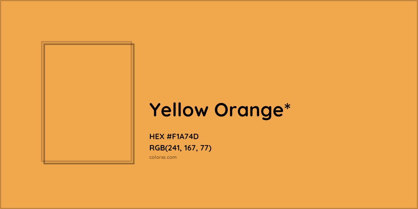 HEX #F1A74D Color Name, Color Code, Palettes, Similar Paints, Images