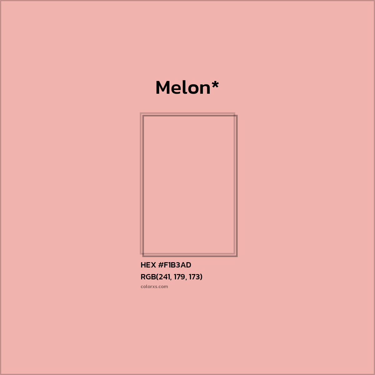 HEX #F1B3AD Color Name, Color Code, Palettes, Similar Paints, Images