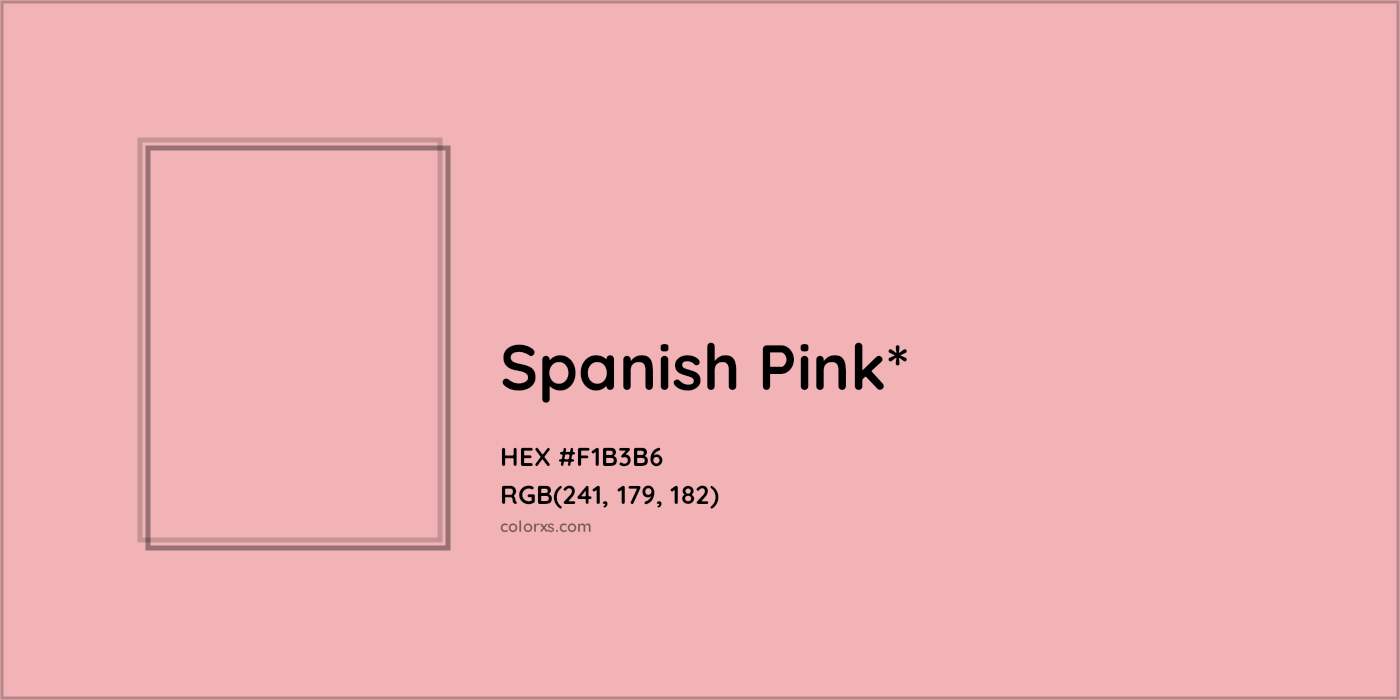 HEX #F1B3B6 Color Name, Color Code, Palettes, Similar Paints, Images