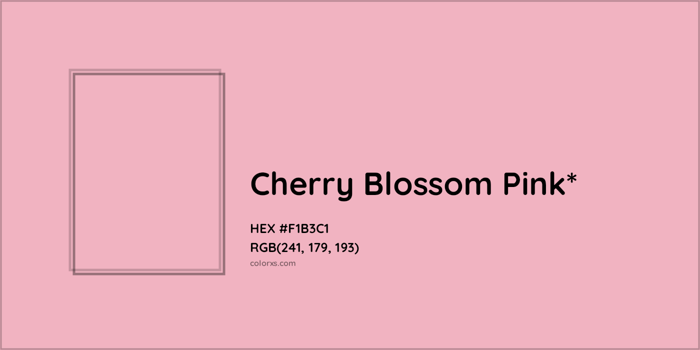 HEX #F1B3C1 Color Name, Color Code, Palettes, Similar Paints, Images