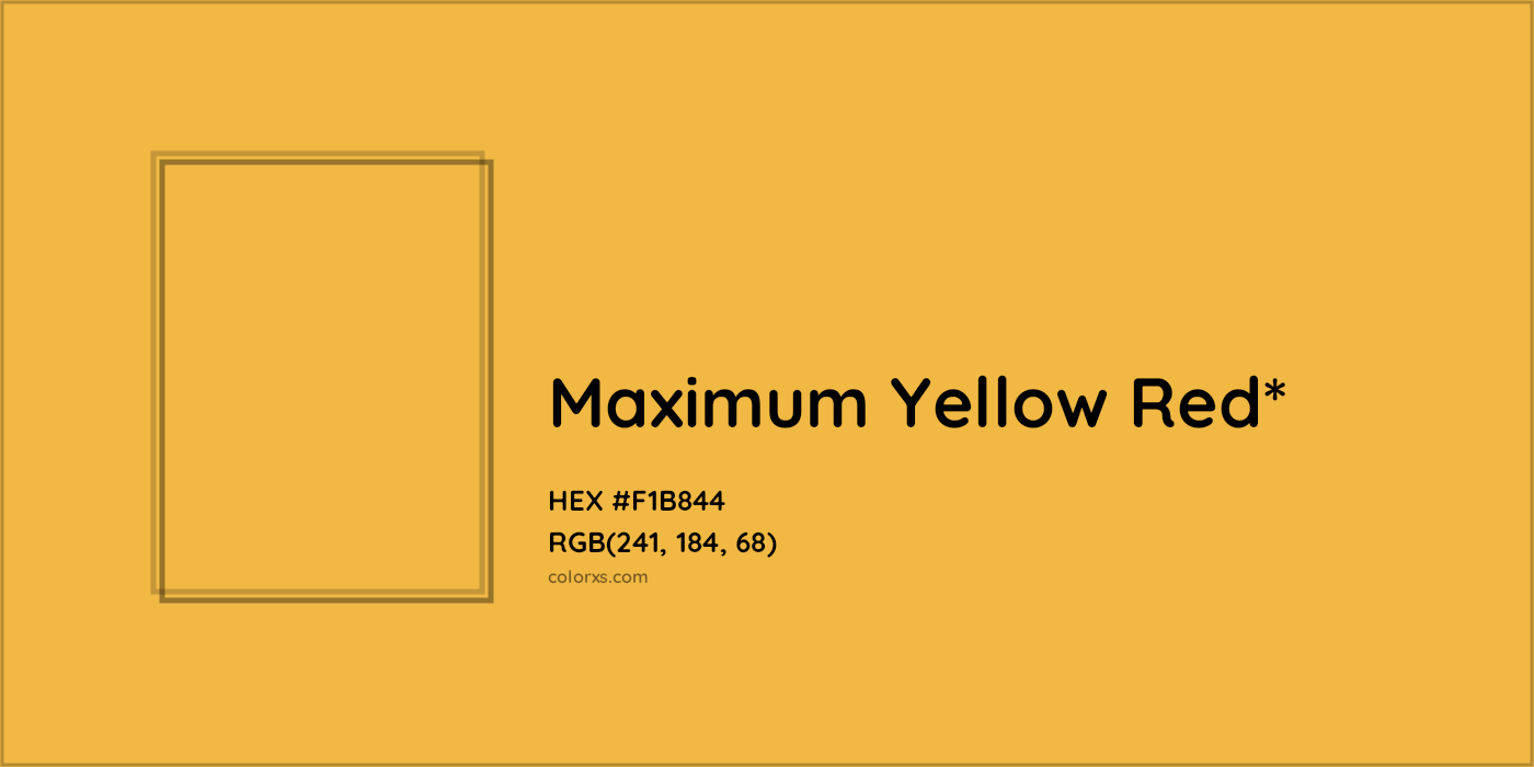 HEX #F1B844 Color Name, Color Code, Palettes, Similar Paints, Images