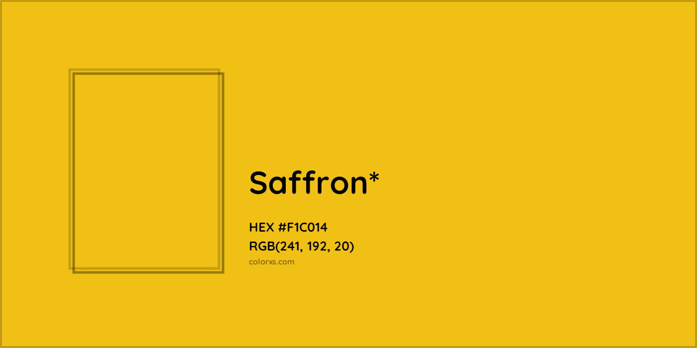 HEX #F1C014 Color Name, Color Code, Palettes, Similar Paints, Images