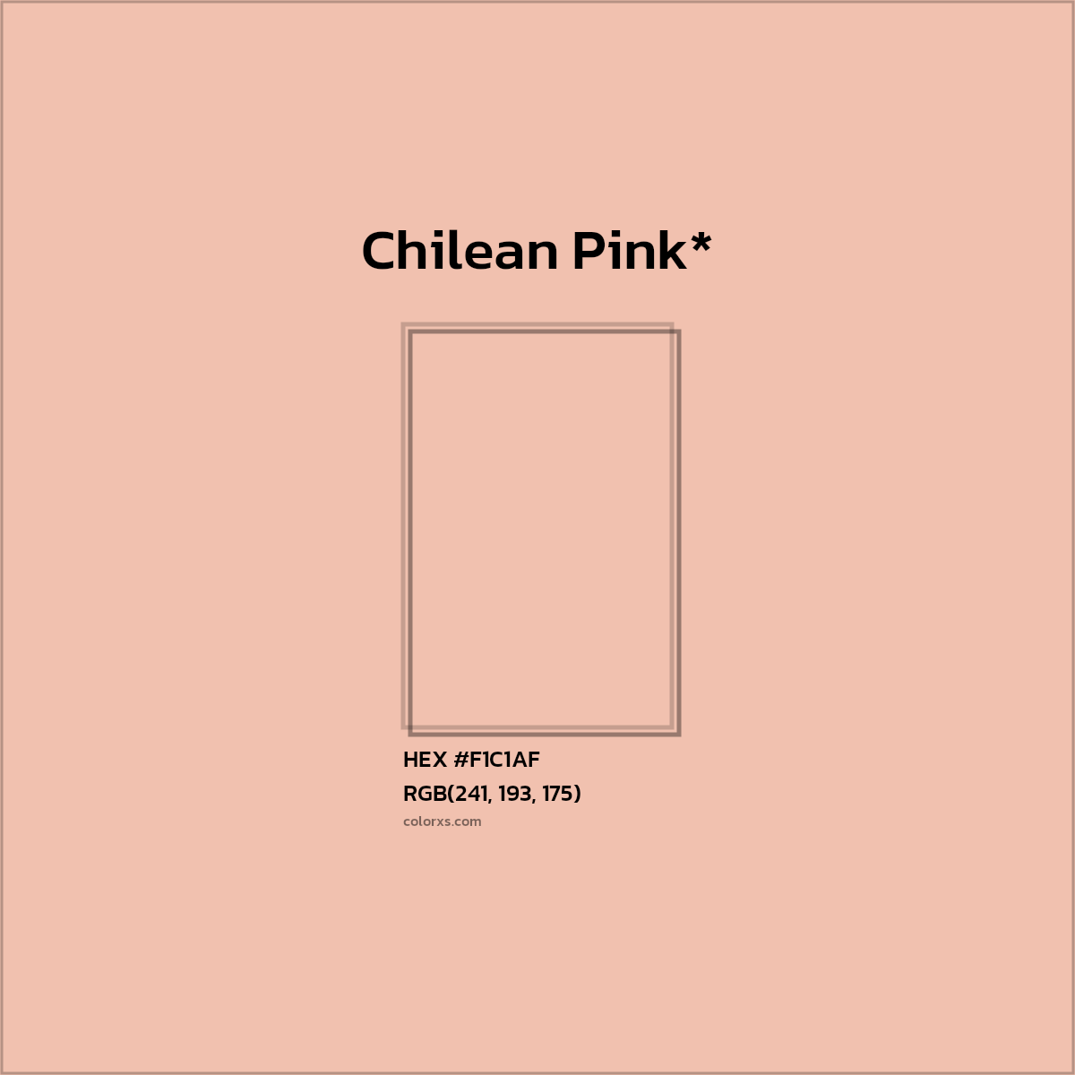 HEX #F1C1AF Color Name, Color Code, Palettes, Similar Paints, Images