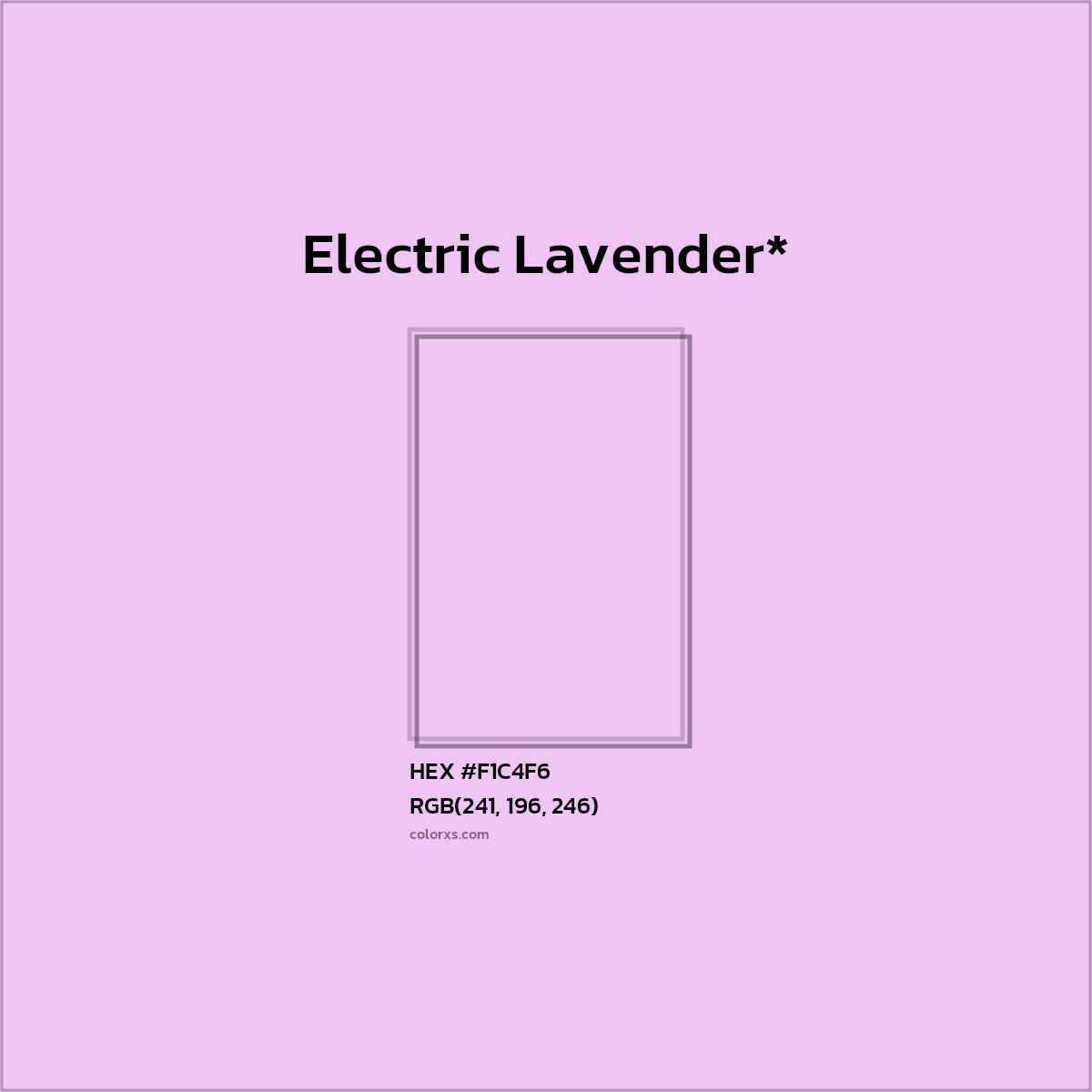 HEX #F1C4F6 Color Name, Color Code, Palettes, Similar Paints, Images