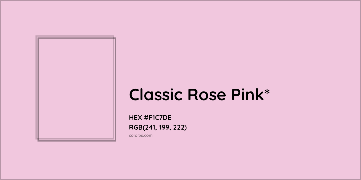 HEX #F1C7DE Color Name, Color Code, Palettes, Similar Paints, Images