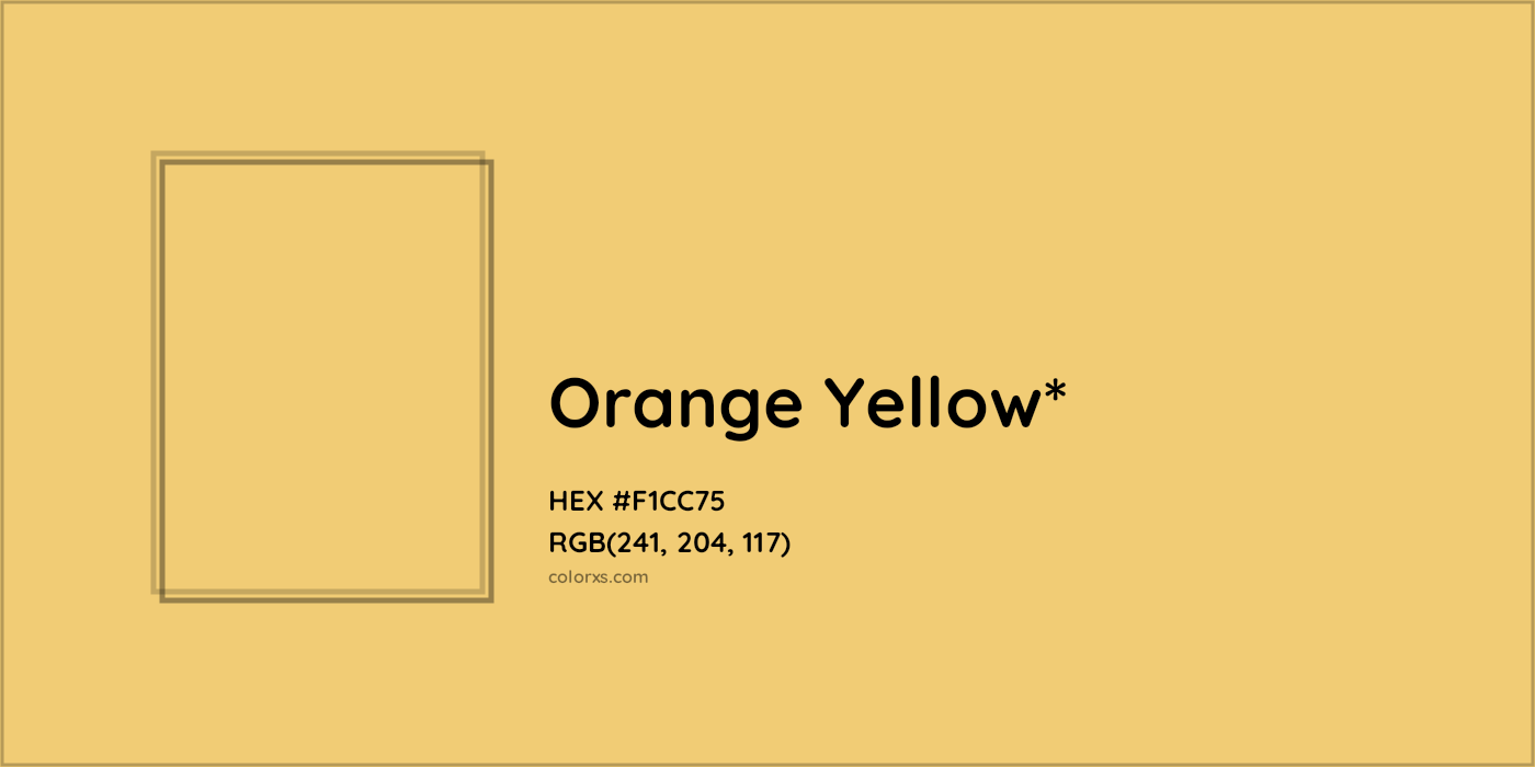 HEX #F1CC75 Color Name, Color Code, Palettes, Similar Paints, Images