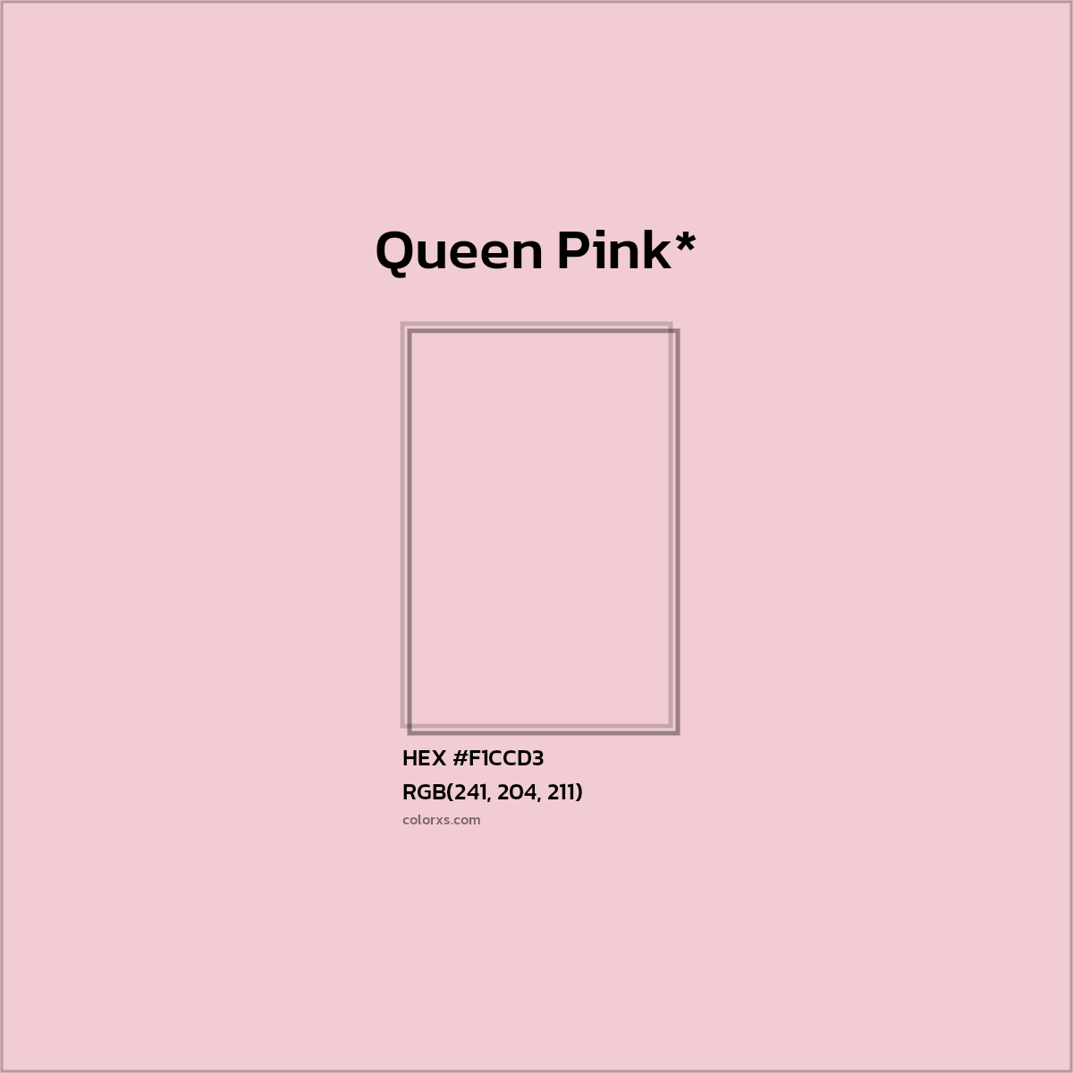 HEX #F1CCD3 Color Name, Color Code, Palettes, Similar Paints, Images