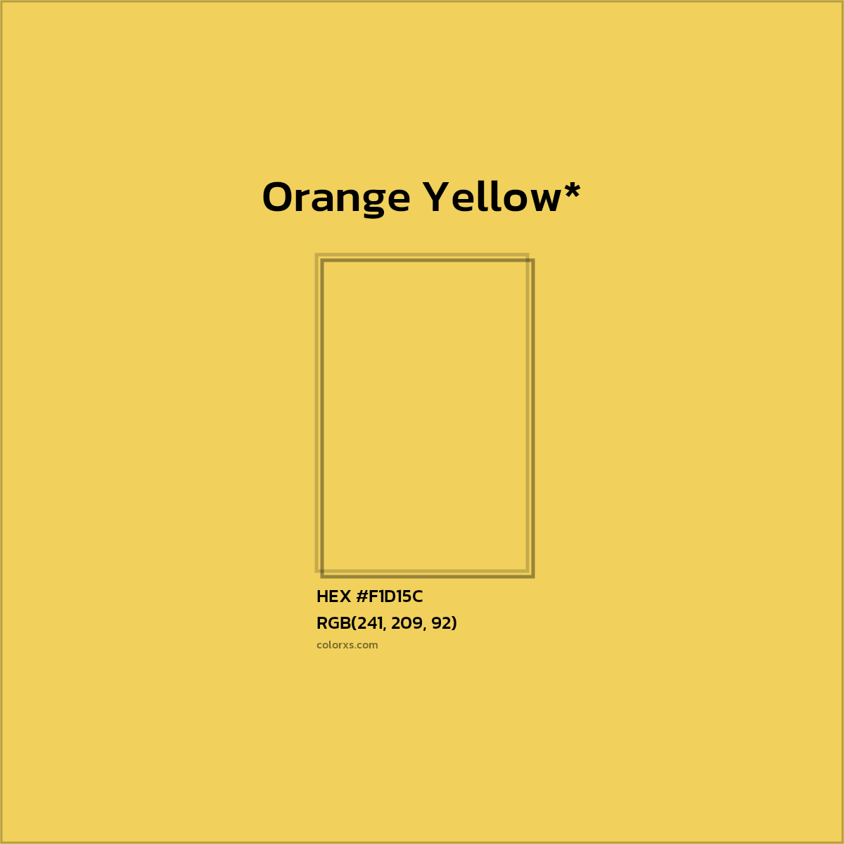 HEX #F1D15C Color Name, Color Code, Palettes, Similar Paints, Images