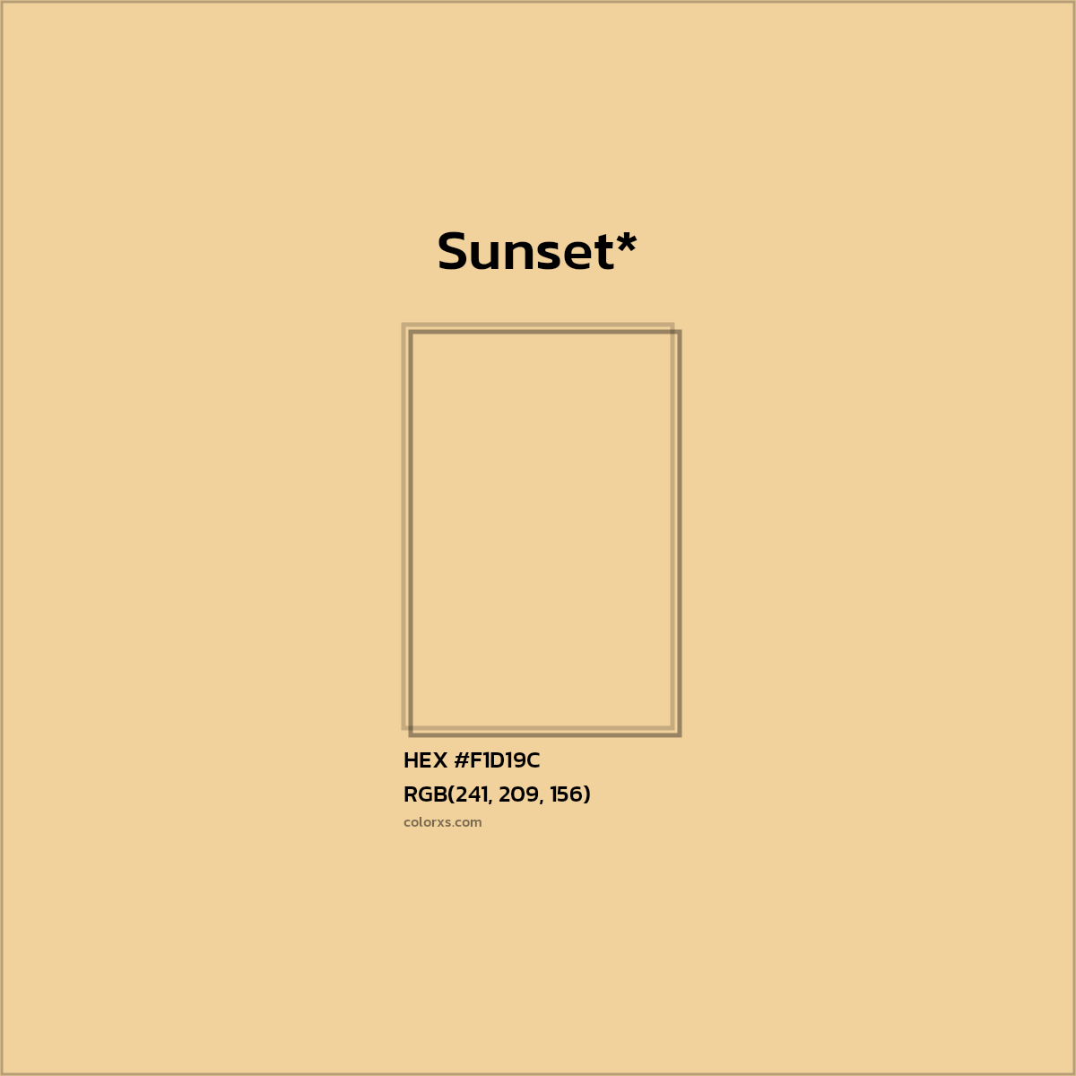 HEX #F1D19C Color Name, Color Code, Palettes, Similar Paints, Images