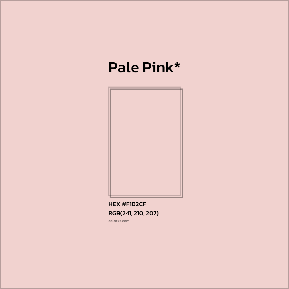 HEX #F1D2CF Color Name, Color Code, Palettes, Similar Paints, Images