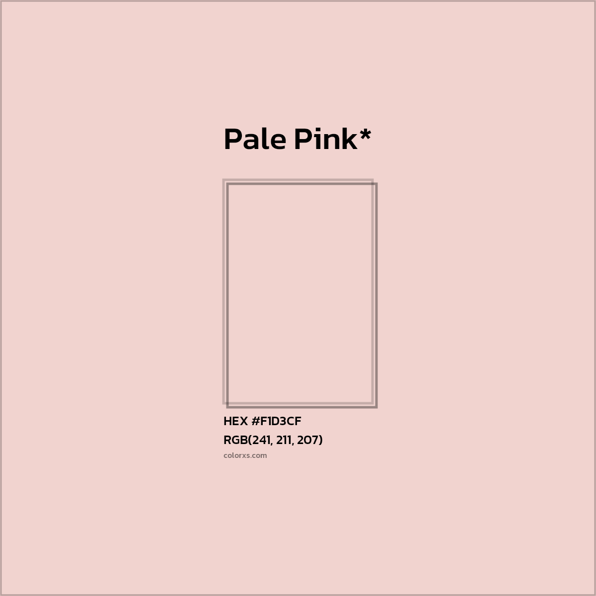 HEX #F1D3CF Color Name, Color Code, Palettes, Similar Paints, Images