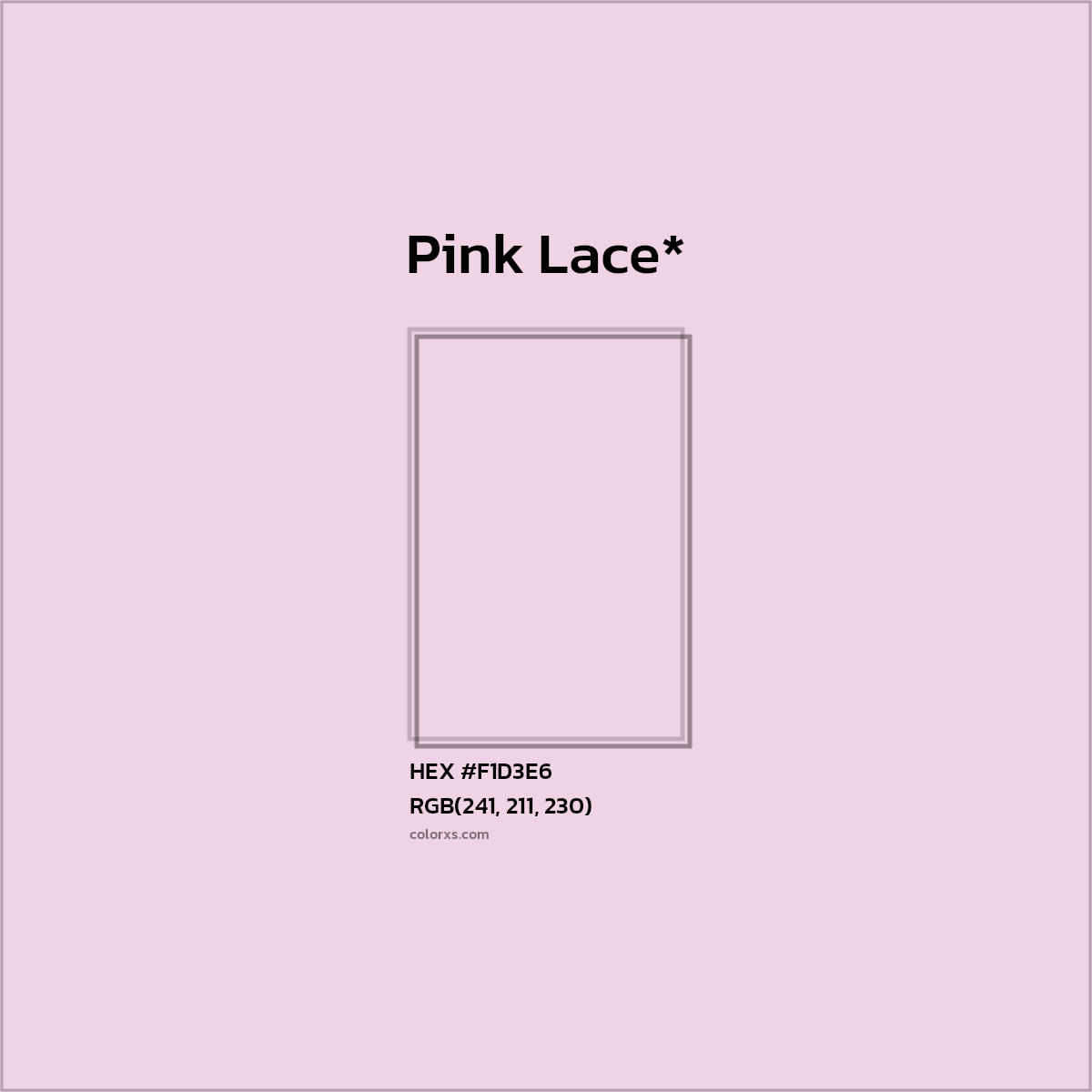 HEX #F1D3E6 Color Name, Color Code, Palettes, Similar Paints, Images