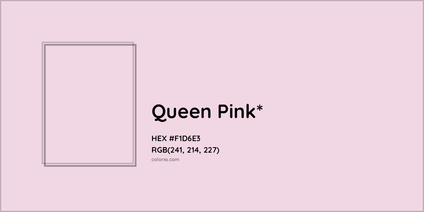 HEX #F1D6E3 Color Name, Color Code, Palettes, Similar Paints, Images
