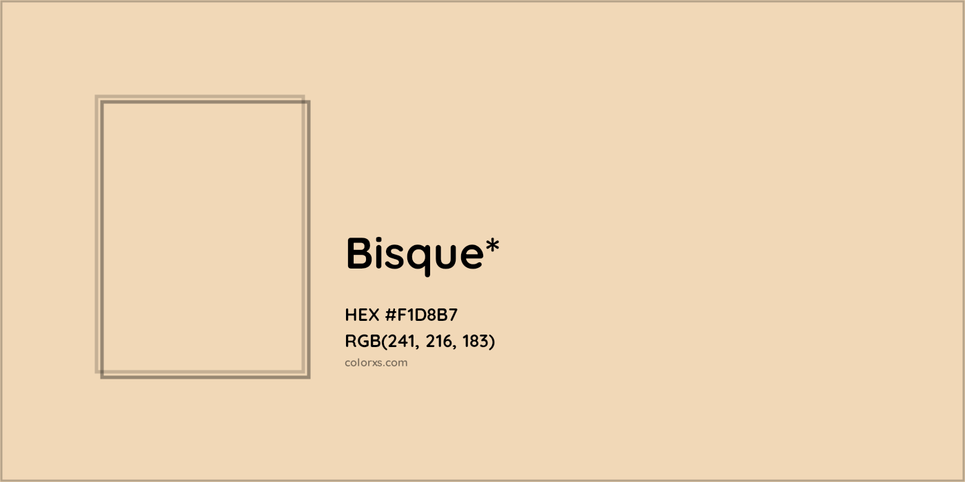 HEX #F1D8B7 Color Name, Color Code, Palettes, Similar Paints, Images