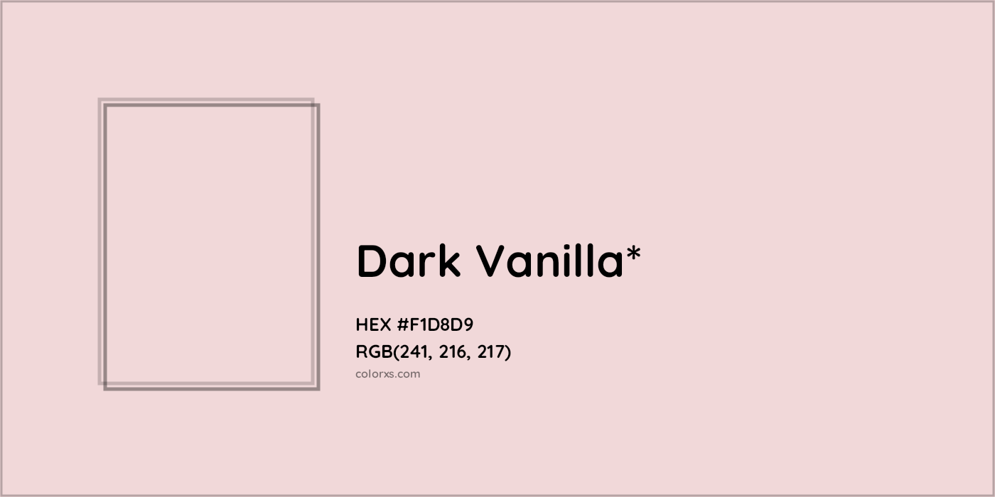 HEX #F1D8D9 Color Name, Color Code, Palettes, Similar Paints, Images