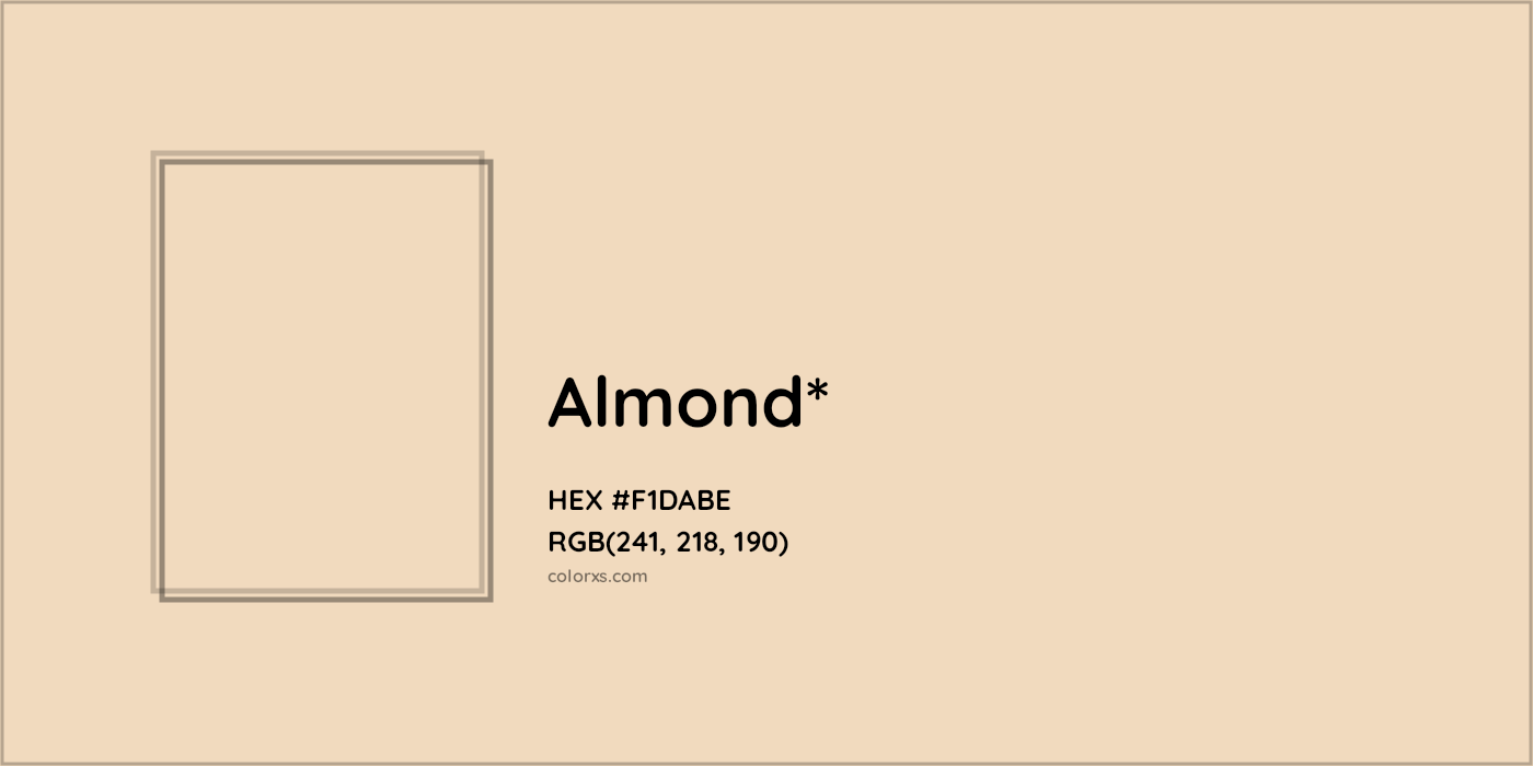 HEX #F1DABE Color Name, Color Code, Palettes, Similar Paints, Images