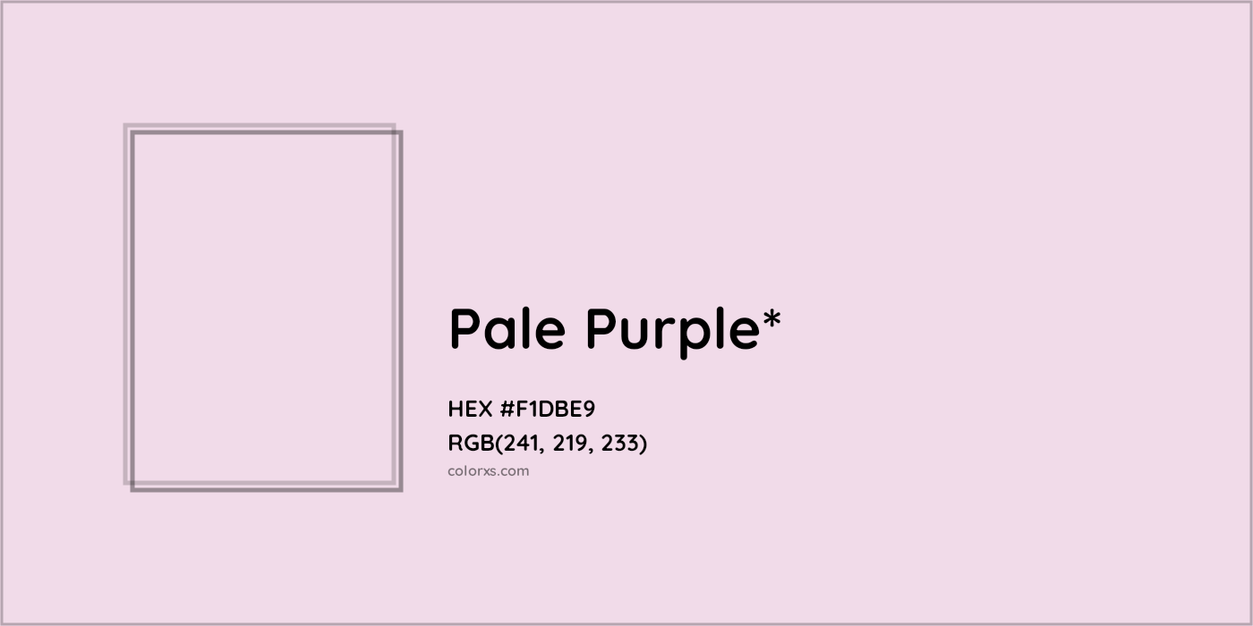 HEX #F1DBE9 Color Name, Color Code, Palettes, Similar Paints, Images