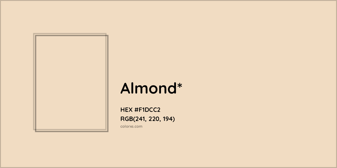 HEX #F1DCC2 Color Name, Color Code, Palettes, Similar Paints, Images