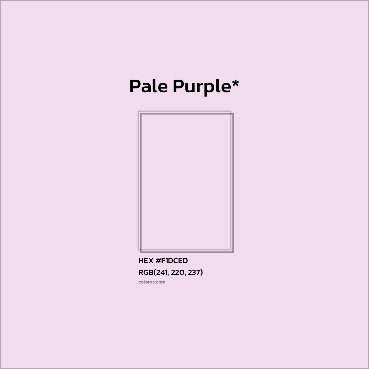 HEX #F1DCED Color Name, Color Code, Palettes, Similar Paints, Images
