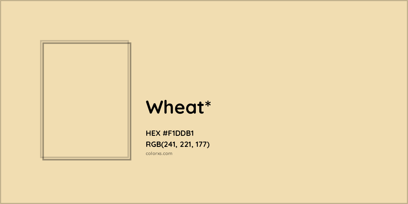HEX #F1DDB1 Color Name, Color Code, Palettes, Similar Paints, Images