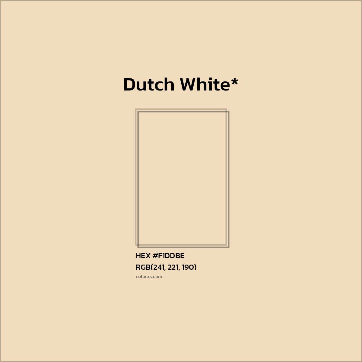 HEX #F1DDBE Color Name, Color Code, Palettes, Similar Paints, Images