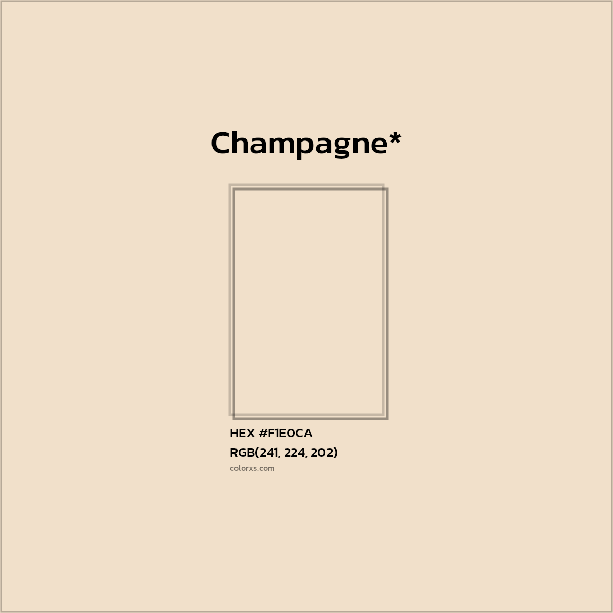 HEX #F1E0CA Color Name, Color Code, Palettes, Similar Paints, Images